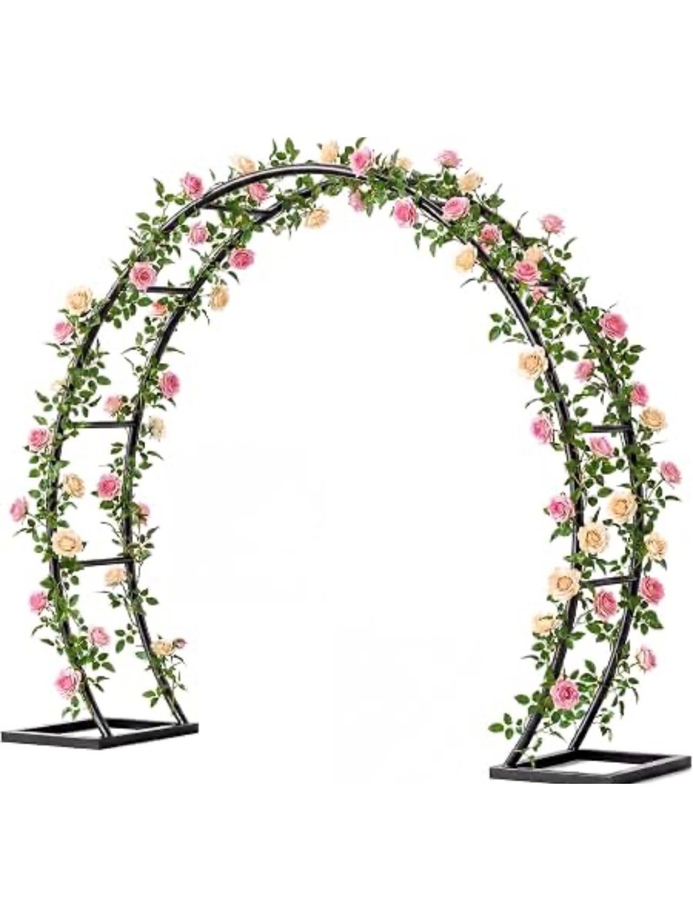 JC Hummingbird Weather Resistant Metal Round Arch for Indoor & Outdoor Use
